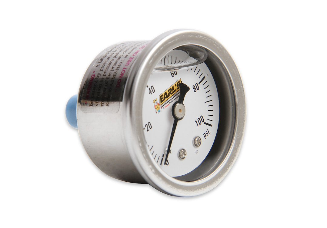 Product of Earl's Plumbing 100187erl Gauge Fuel Pressure