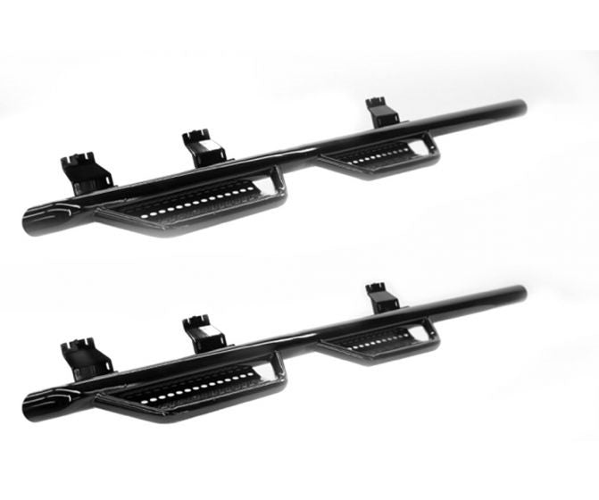 Product of Ranch Hand RSF15HC5B4W Black Powder Coated Round Nerf Bar - Truck Wheel To Wheel