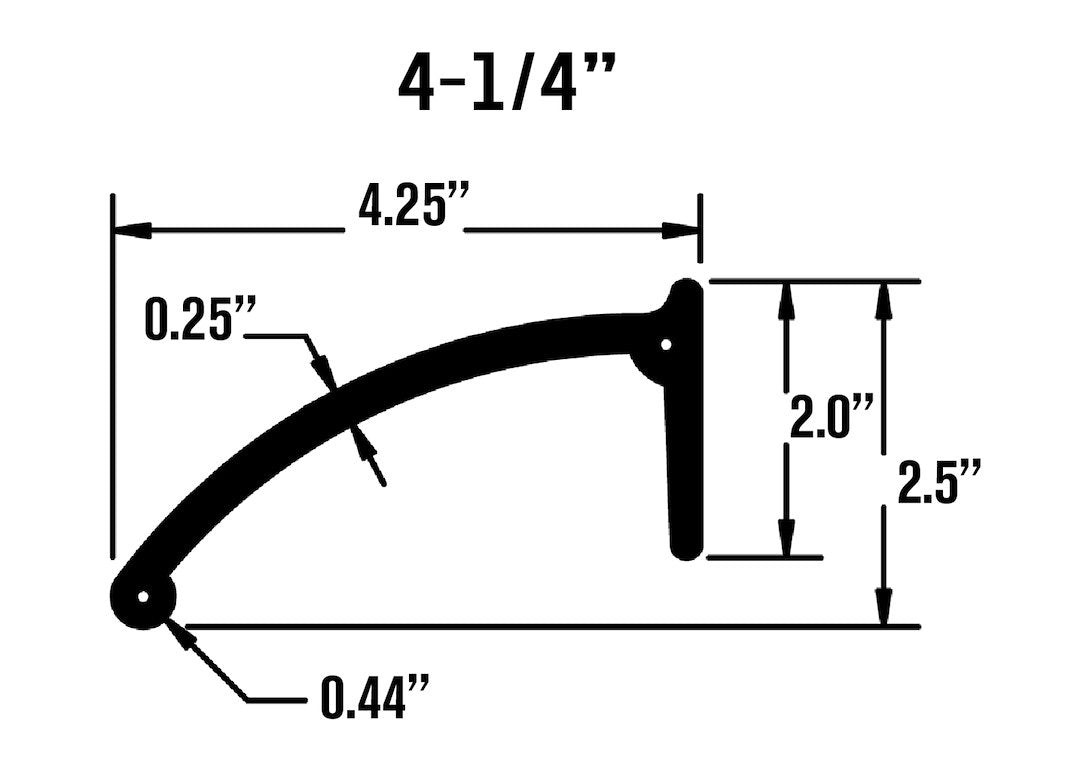 Product of Pacer Performance 52-178 Non-Exposed Fasteners Black Fender Flare - 25 Feet Bulk Roll