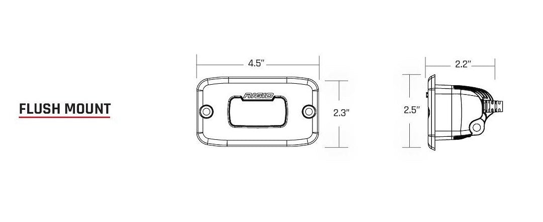 Product of Rigid Lighting 980013 Backup Light - Led