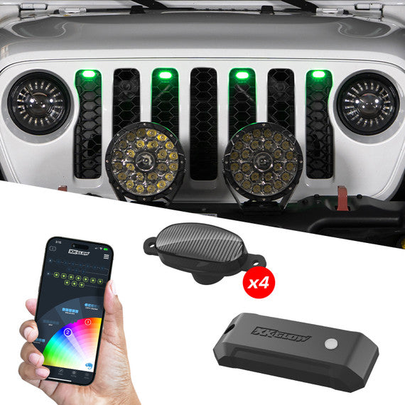 Xk Glow Mx-Gpod-4 Grille Light - Led||mx-Gpod-4.Jpg||85||xkgmxgpod4||2223830