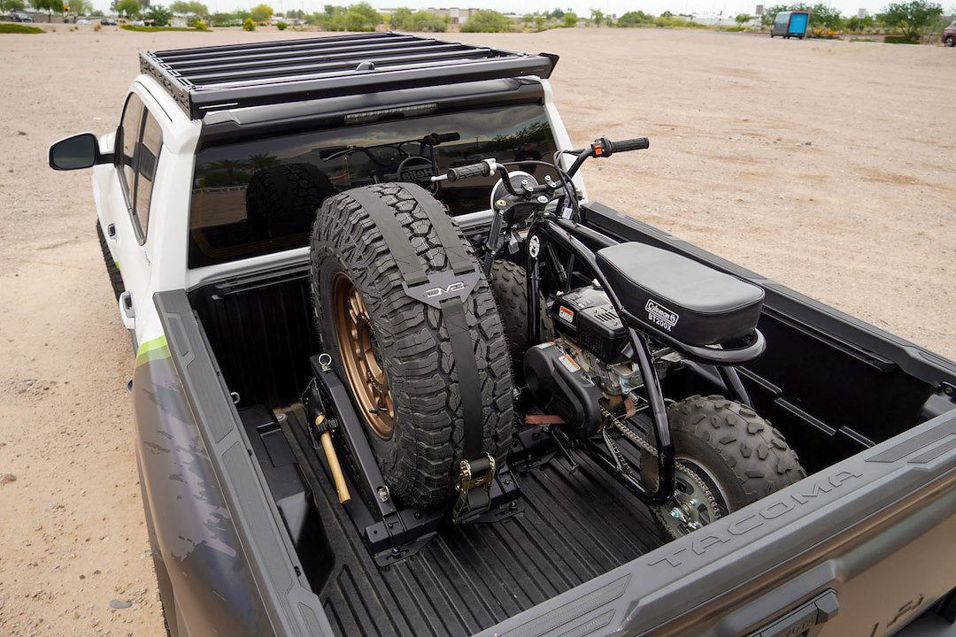 Dv8 Offroad Unbm-01 Spare Tire Carrier||truck-Bed-Universal-Tire-Carrier-_-Accessory-Mount-Installed-12.Jpg||95||dv8unbm01||1629554
