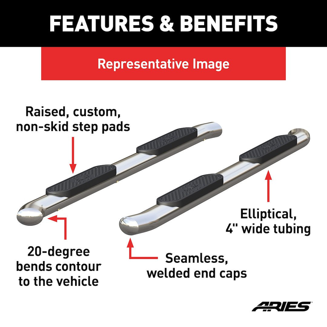 Aries S225044-2 Nerf Bar||s225044-2_3008x1990_Fa.Jpg||88||a1ss2250442||1165875