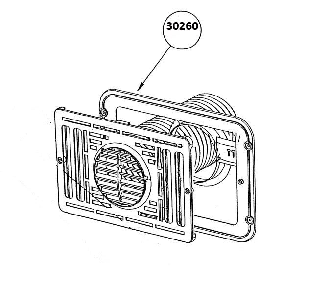 Product of Dometic 30260 Furnace Cabinet Front Panel