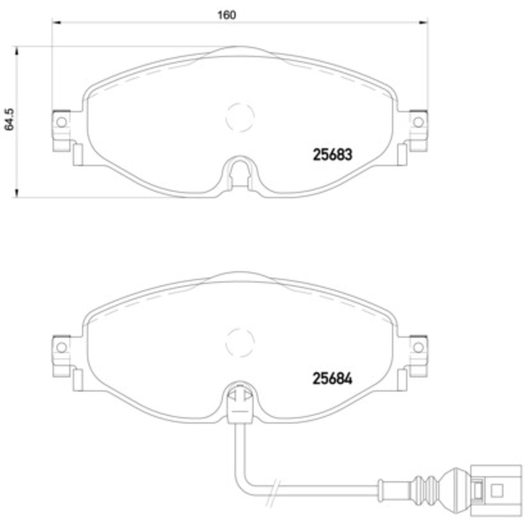 Brembo P85126x Brake Pad||p85126x_Drw.Jpg||88||brmp85126x||1755089