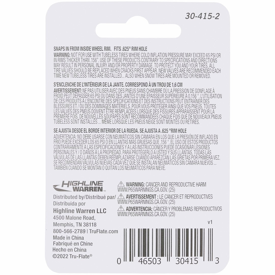 Tru Flate 30-415-2 Valve Stem||30-415-2_2.Jpg||87||t2f304152||2245826