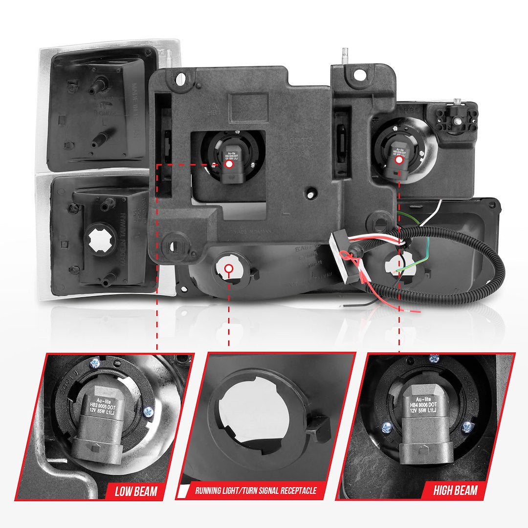 Product of Anzo Usa 111507 Headlight Assembly