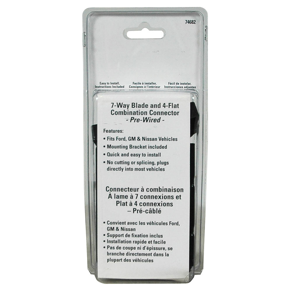 Product of Draw-Tite 74682 Vehicle End 4 Flat And 7 Blade Trailer Wiring Connector