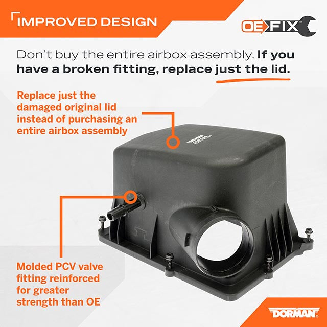 Dorman (Oe Solutions) 258-536 Air Filter Housing||258-536_6.Jpg||91||d18258536||1686207