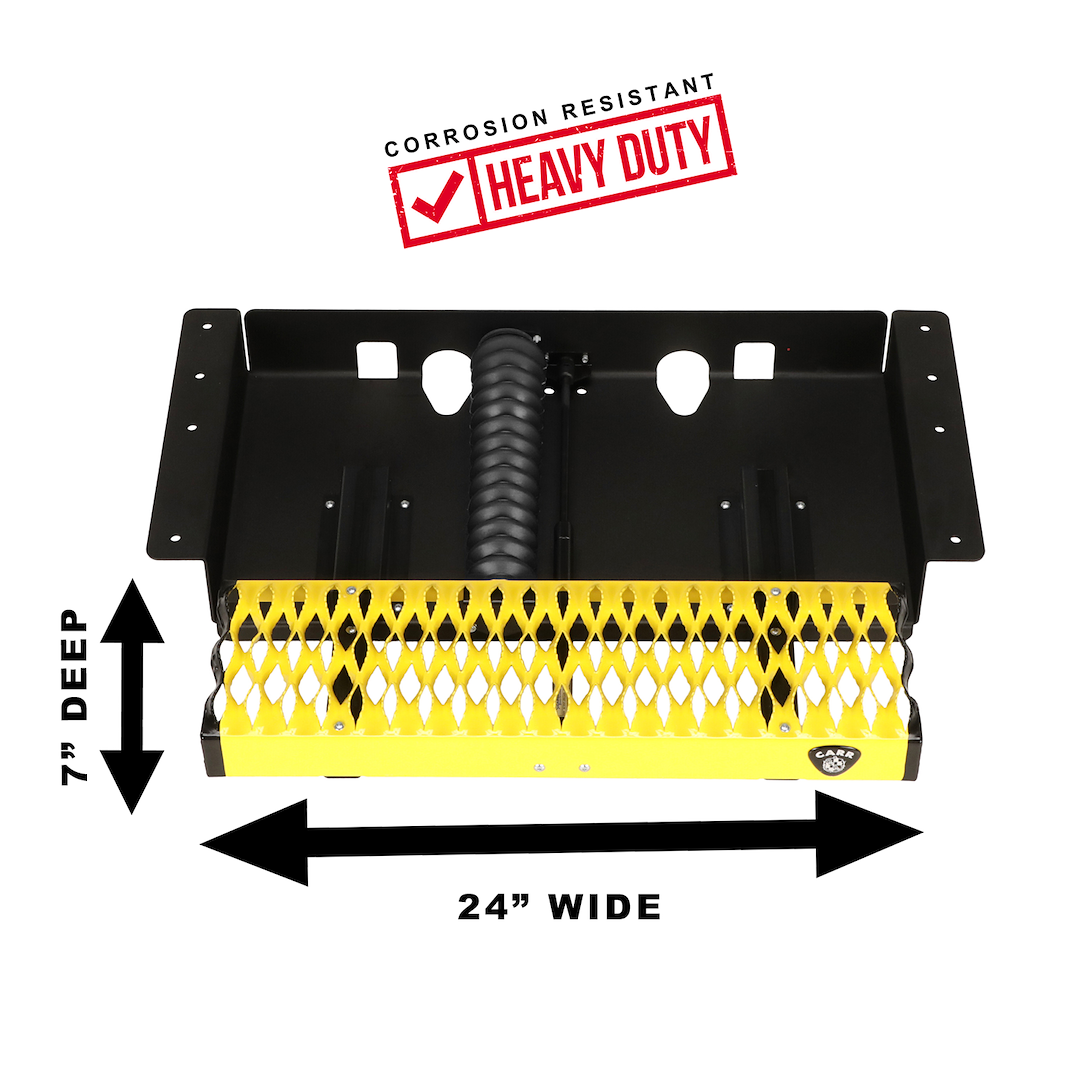 Product of Carr 501057 Yellow Powder Coated Galvanized Steel Truck Step