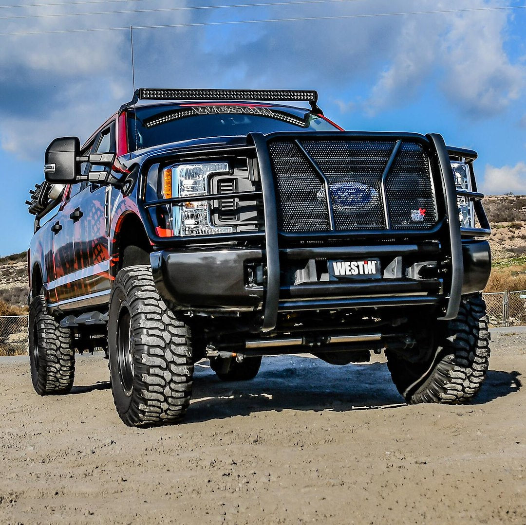 Product of Westin Automotive 57-3905 Grille Guard 1-Piece Black Powder Coated