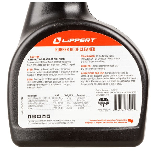 Product of Lippert Components 2022013913 Rubber Roof Cleaner
