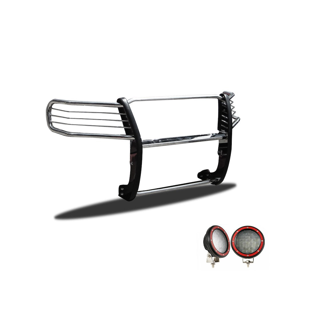 Product of Black Horse Offroad 17H151402MSS-PLFR Grille Guard