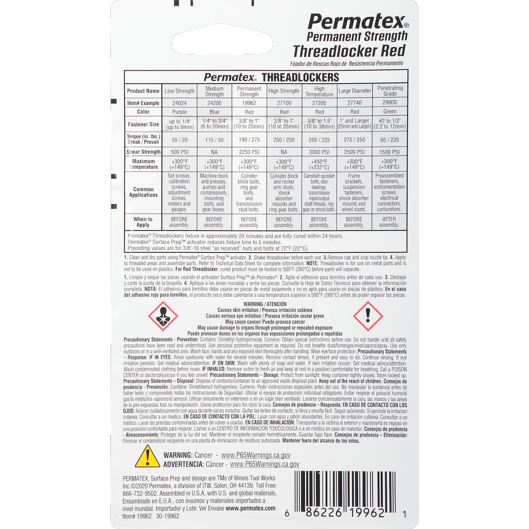 Product of Permatex 19962 Thread Sealant