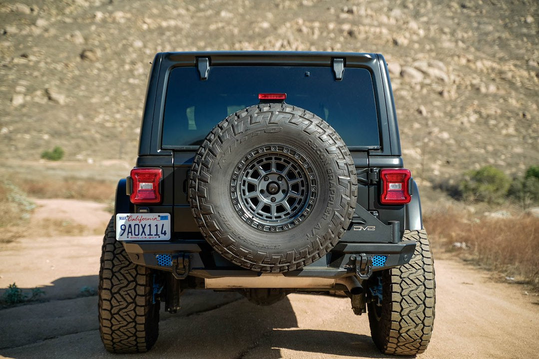 Dv8 Offroad Tcjl-13 Spare Tire Carrier||jeep-Jl-Bumper-Mounted-Tire-Carrier_Installed-04.Jpg||95||dv8tcjl13||1629484
