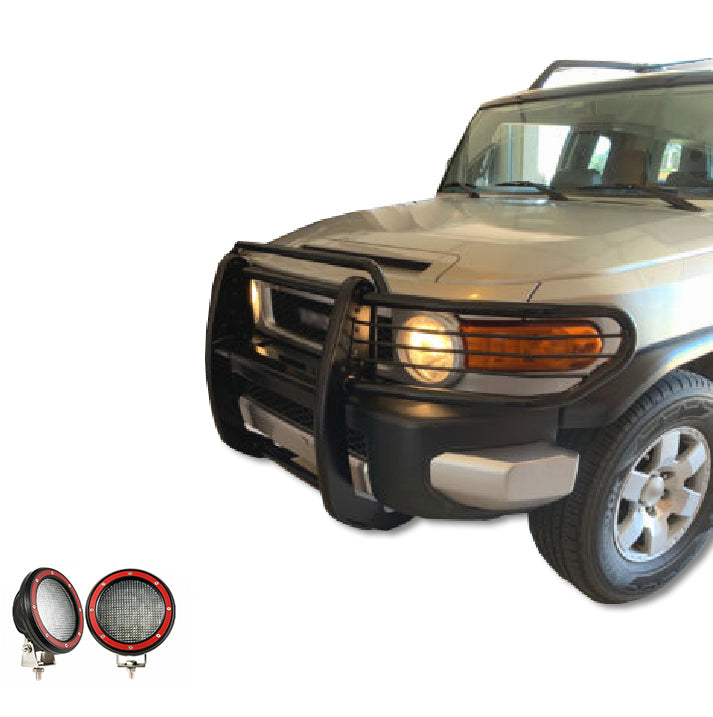 Product of Black Horse Offroad 17A098600MA-PLFR Grille Guard