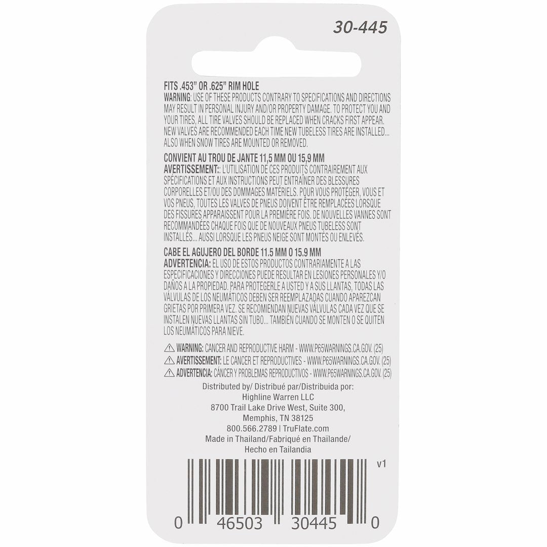 Tru Flate 30-445 Valve Stem||30-445_2.Jpg||87||t2f30445||2245807