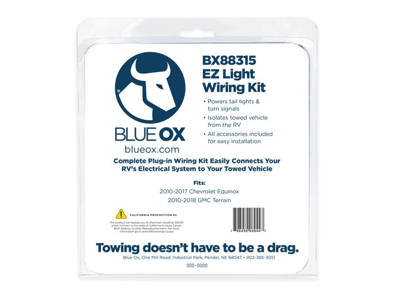 Product of Blue Ox Bx88315 Towed Vehicle Wiring Kit