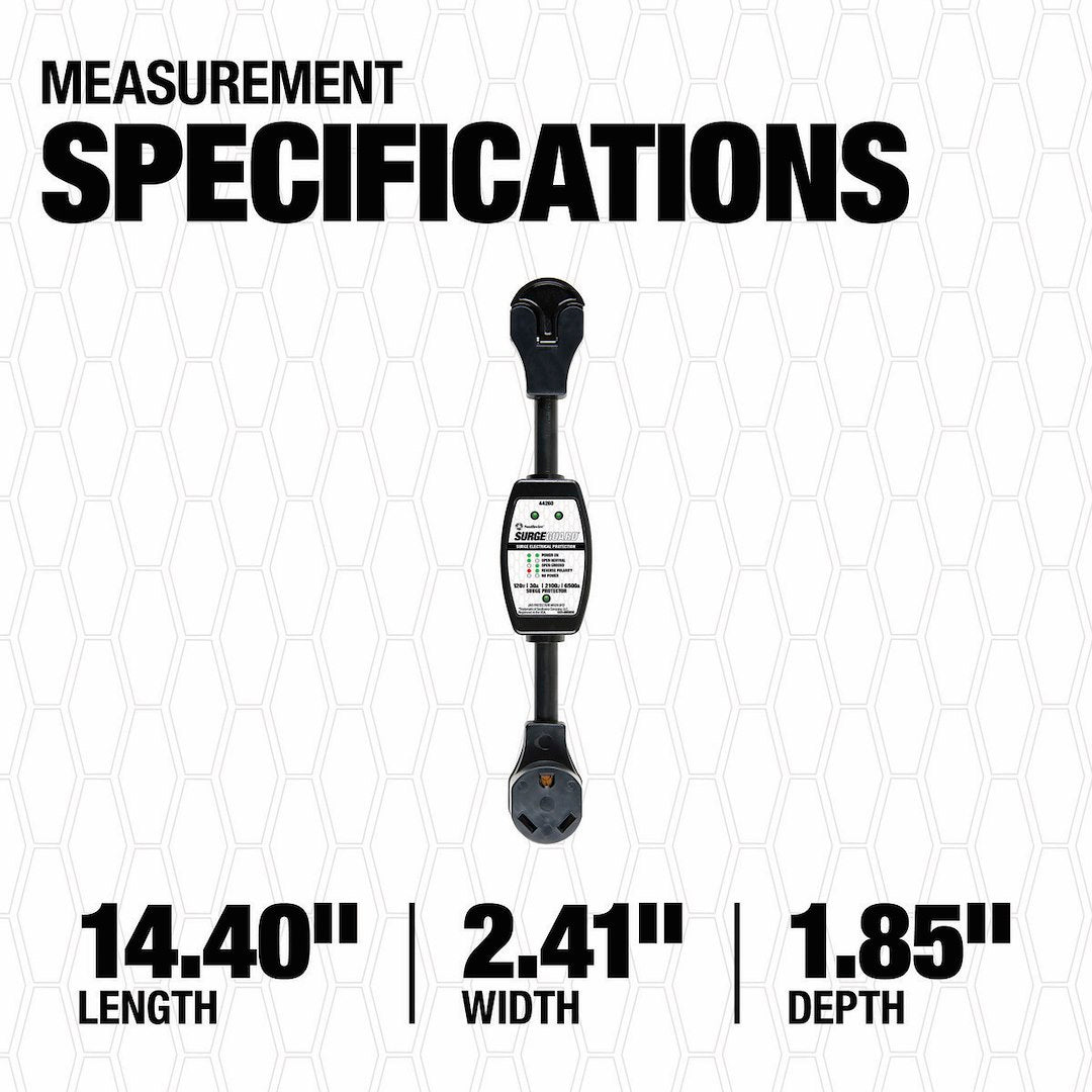 Product of SouthWire Corp. 44260 120 Volt 30 Amp Surge Protector