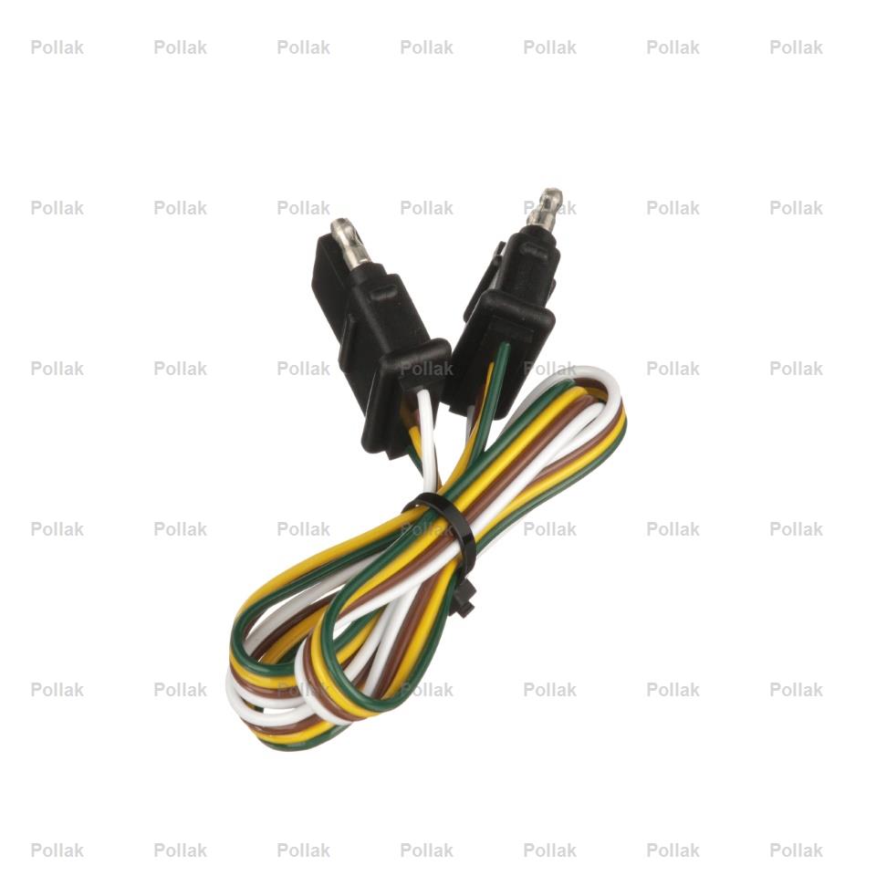 Product of Pollak 12-412E Trailer End 4 Flat Trailer Wiring Connector