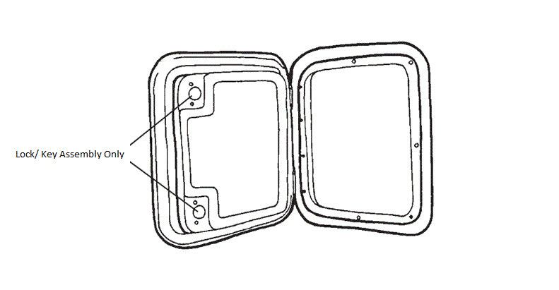 Product of Thetford 2680580 Toilet Service Door