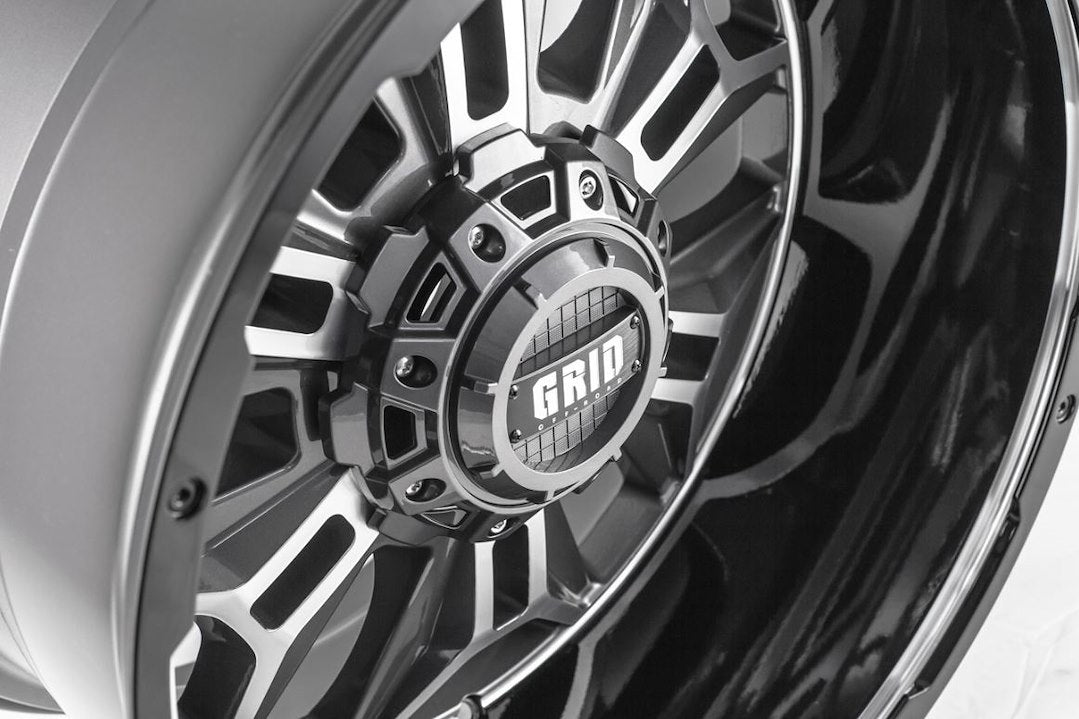 Product of Grid Wheels 20x10 Anthracite With Black Lip Wheel - Not Applicable Bolt Pattern