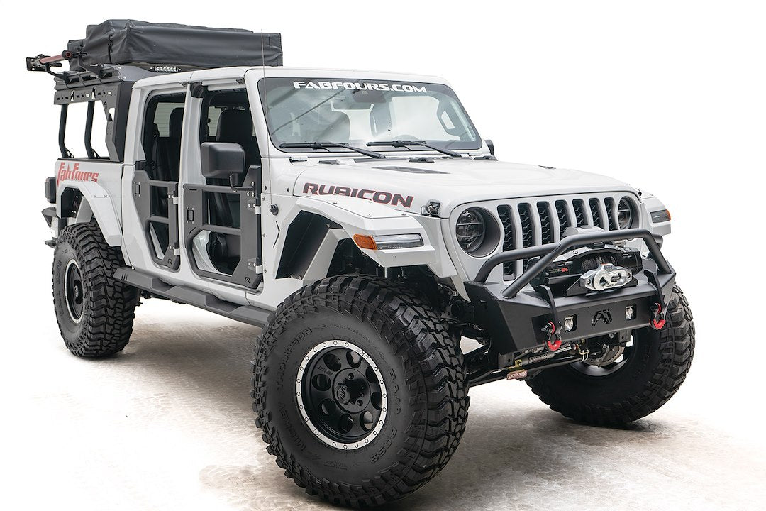 Product of Fab Fours JL18-B4752-B Stubby Series Steel Bare Bumper