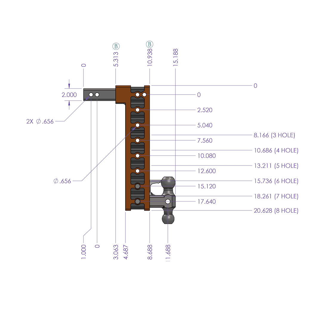 Gen-Y Hitch Gh-524 Trailer Hitch Ball Mount||gh-524_5.Png||90||gyhgh524||911098