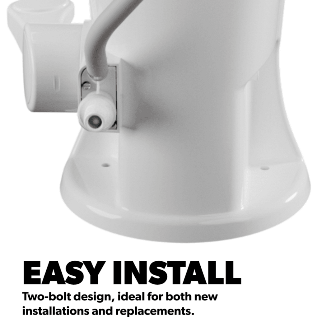 Product of Dometic 302320083 Permanent Full Bowl Flush Toilet , 18-1/4 Inch