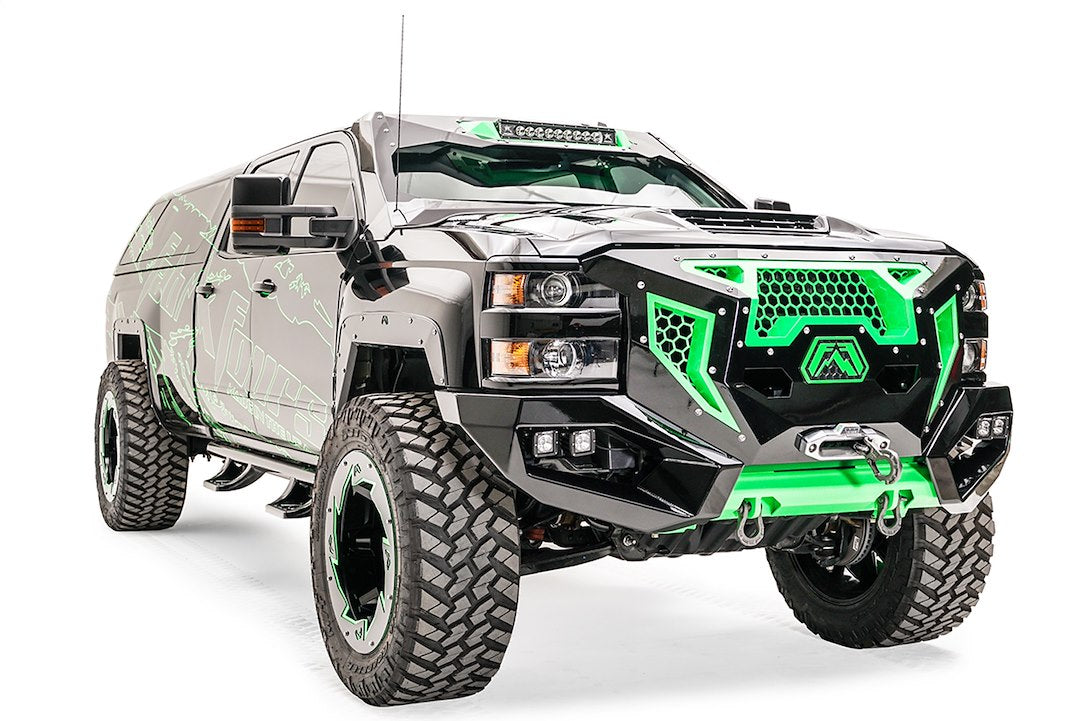 Product of Fab Fours GR3000-1 Grumper Steel Powder Coated Bumper