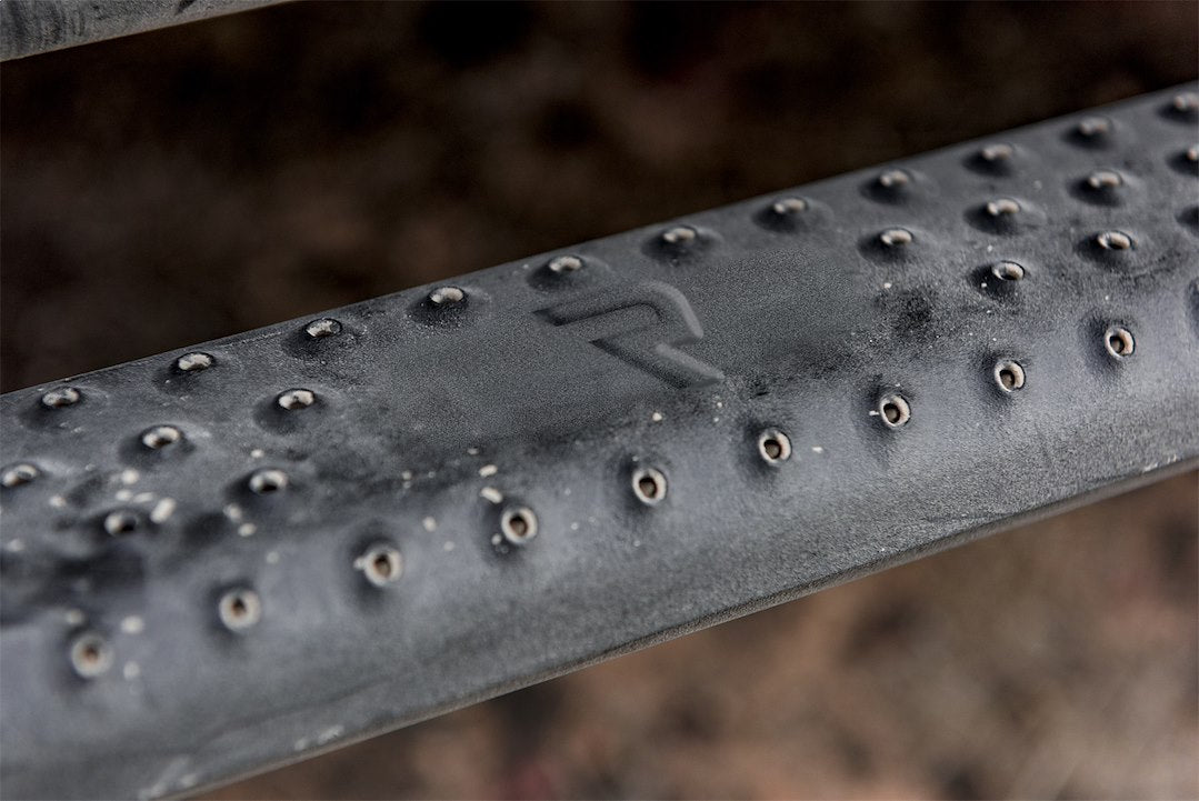 Product of N-Fab F1585CC-TX Cab Length Nerf Bar With Drop Down Steps