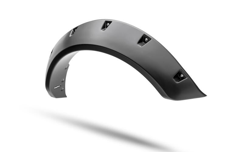 Product of Bushwacker 20960-02 Pocket Style/ Exposed Fasteners Black Fender Flare - Set Of 4