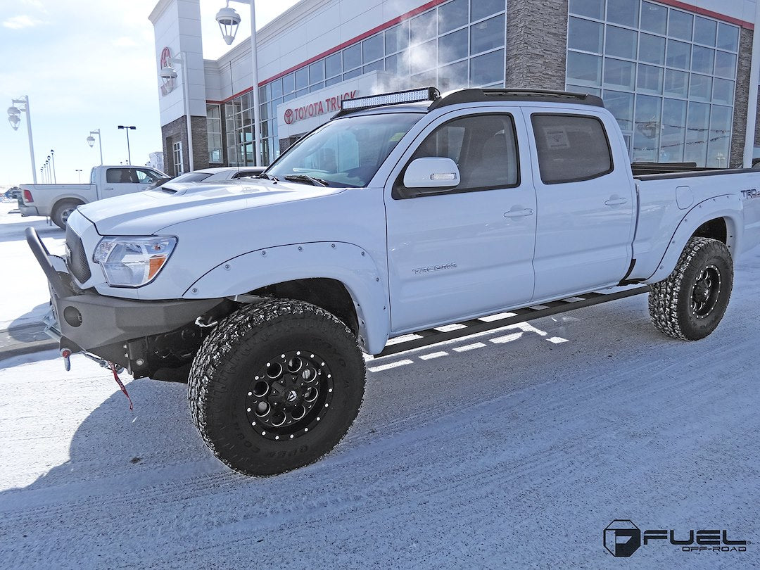 Product of Fuel Off Road 15x8 Black With Natural Accents Wheel - 5x4.75 Bolt Pattern