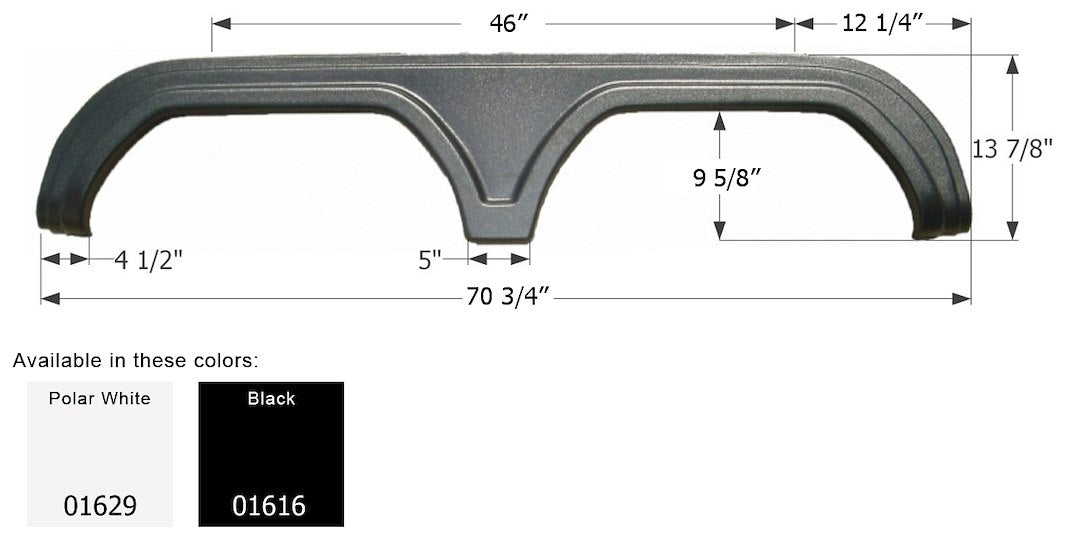 Icon 01616 Fender Skirt||01616-Rvfenderskirt-Tandem-Gulfstream-Fs764.Jpg||85||i6s01616||2254424