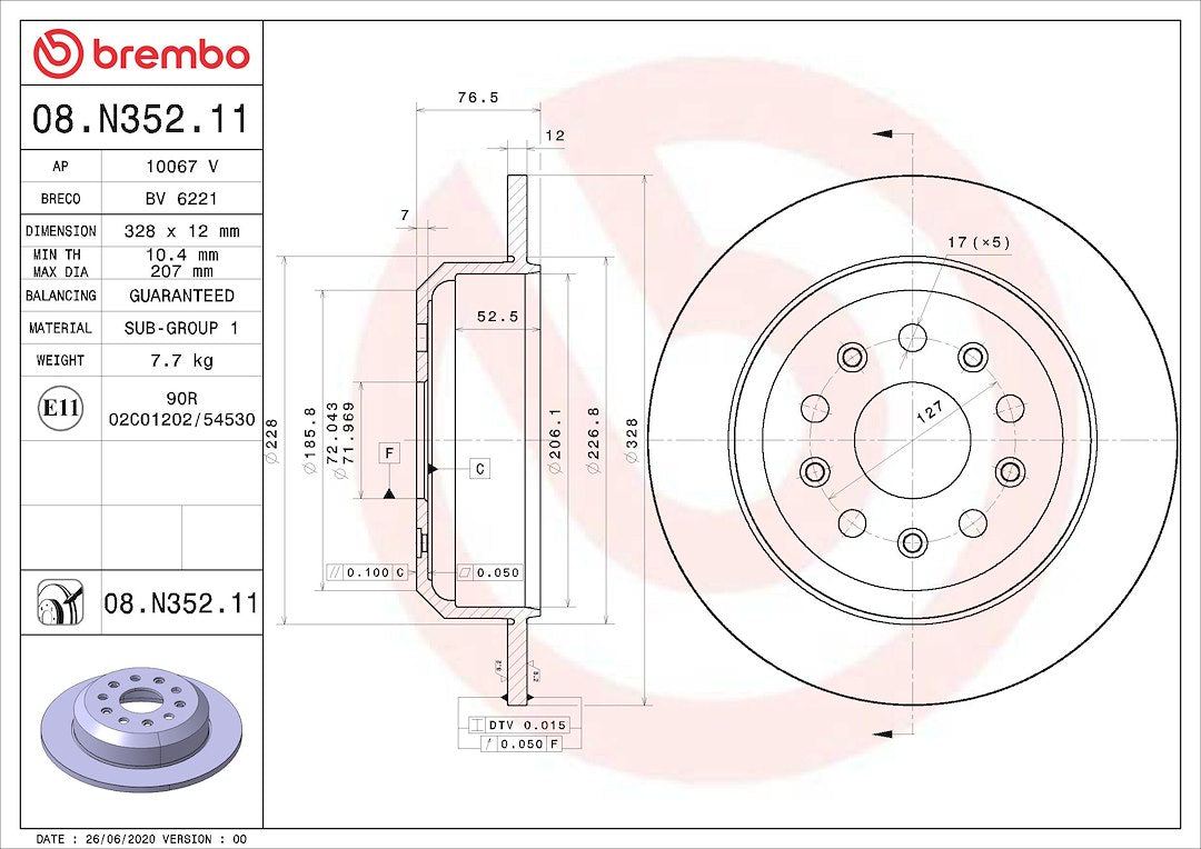 Brembo 08n35211c02 Brake Rotor||08n35211c024.Jpg||89||brm08n35211||1684208