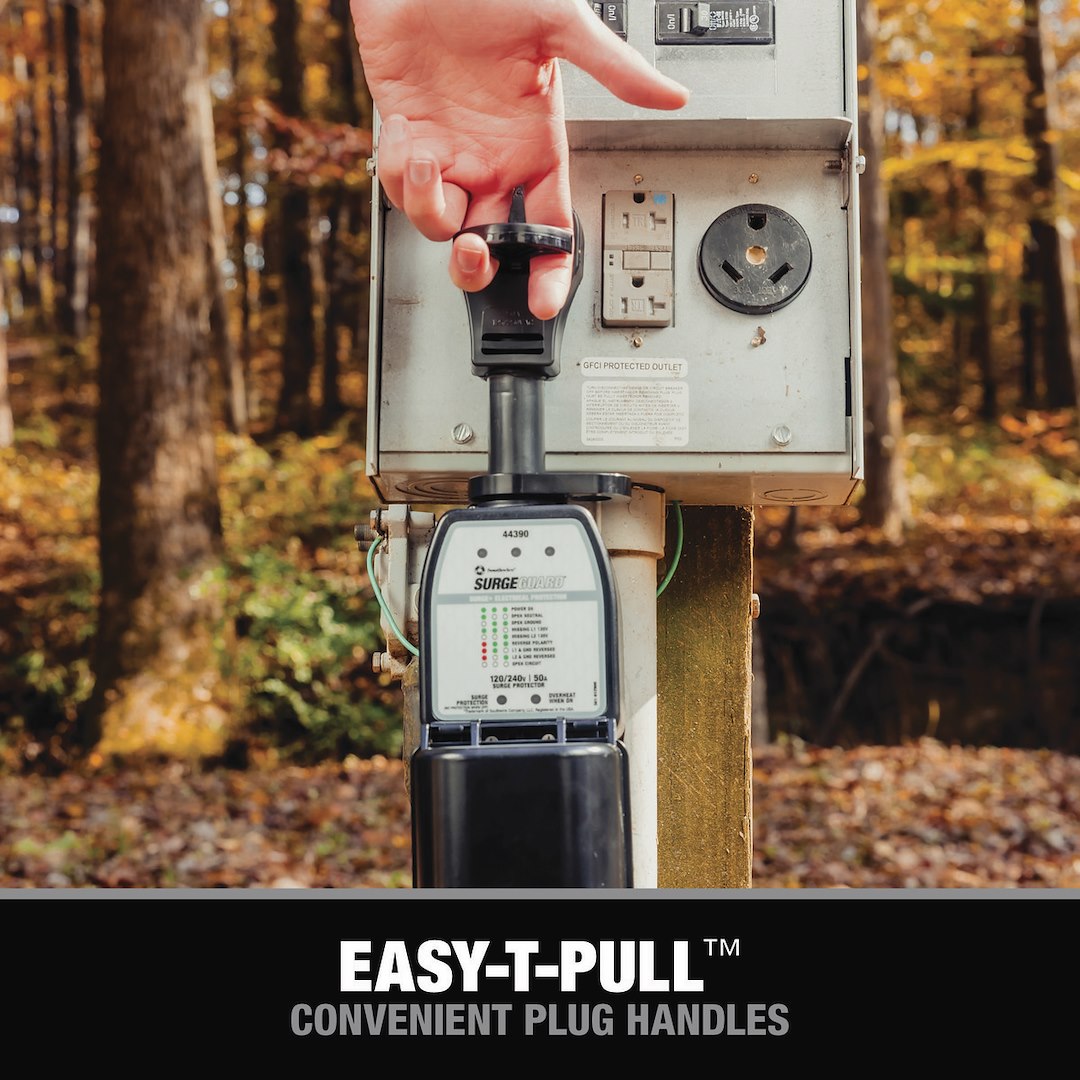 Product of SouthWire Corp. 44390 120/ 240 Volt 50 Amp Surge Protector