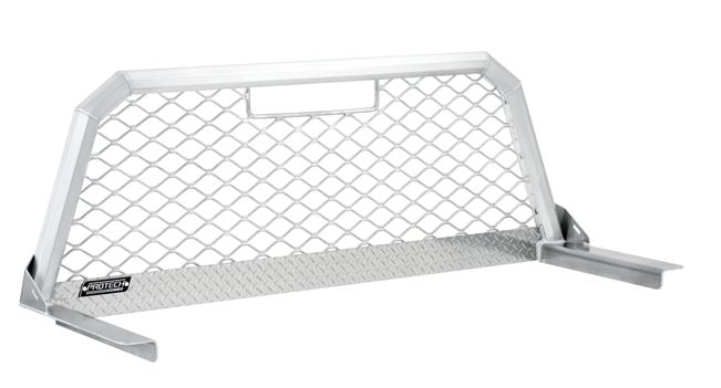 Product of Protech 57-6870-24 Bolt-On Silver Milled Mesh Headache Rack