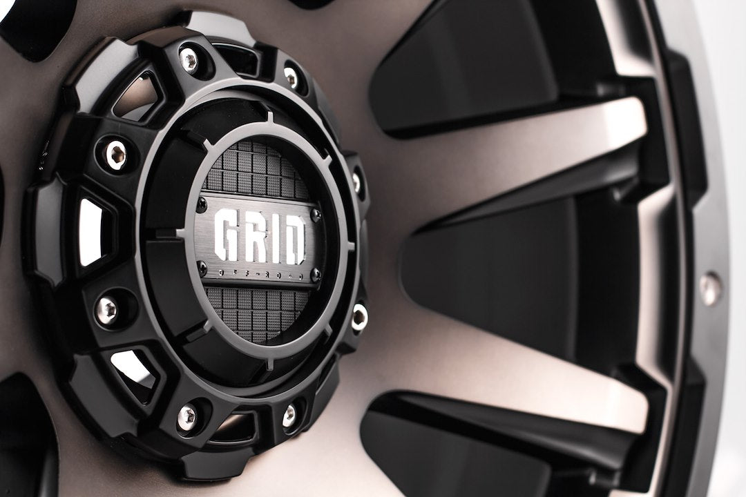 Product of Grid Wheels 20x10 Black With Metallic Dust Face Wheel - Not Applicable Bolt Pattern