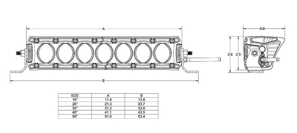 Rigid Lighting 410613 Light Bar||410613_2.Jpg||87||r2g410613||1698624