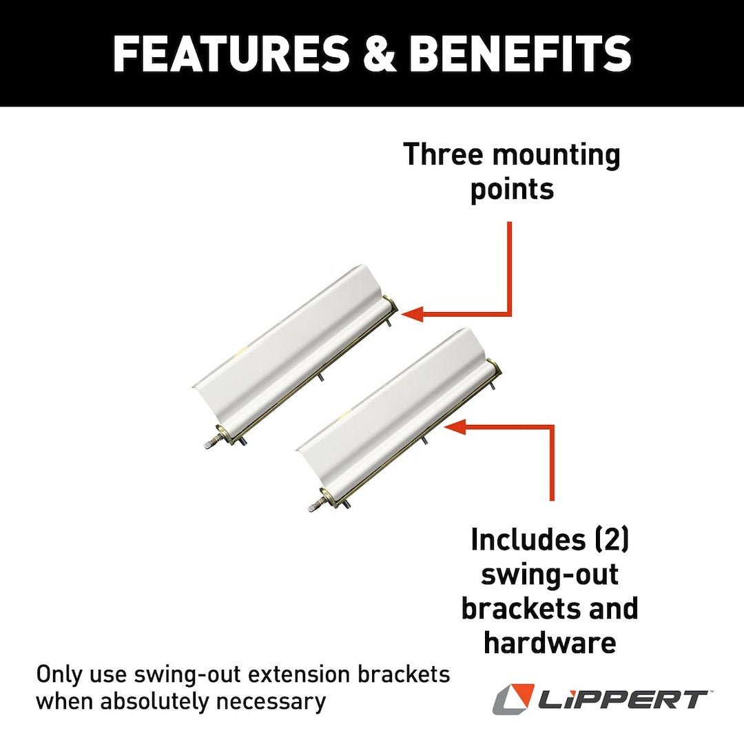 Product of Lippert Components 182496 Camper Jack Bracket