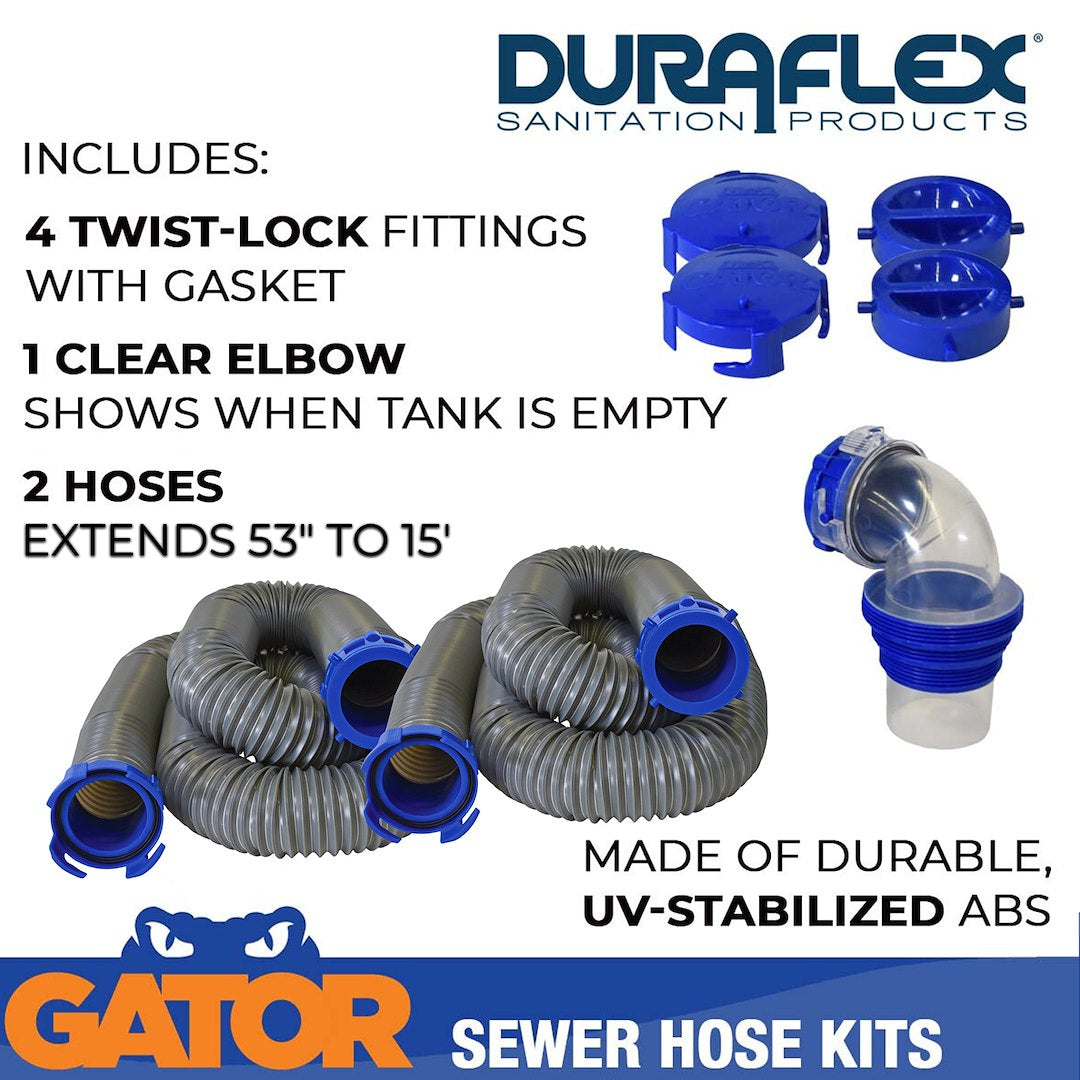 Product of Duraflex 22007 30 Feet Gray Sewer Hose Yes