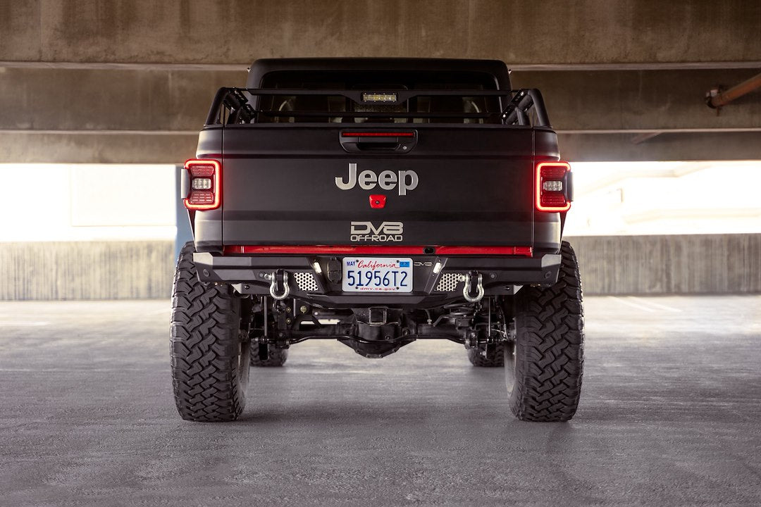 Dv8 Offroad Rbgl-06 Bumper||2020-2023-Jeep-Gladiator-Jt-Mto-Series-Rear-Bumper_Installed_5.Jpg||95||dv8rbgl06||1628534