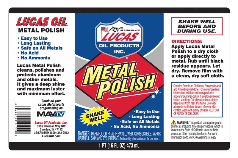 Lucas Oil 10155 Metal Polish||10155.Jpg||85||l4410155||970312
