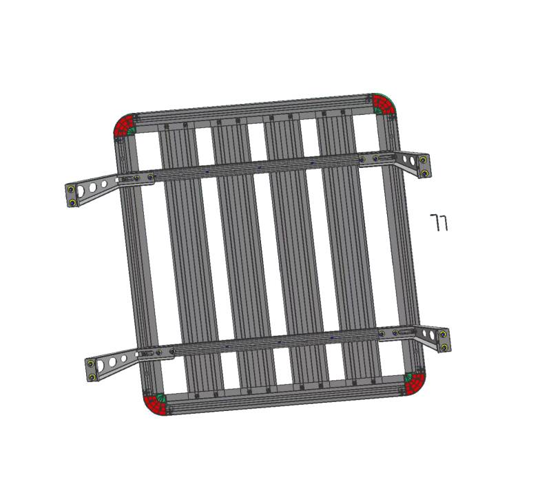 Product of Black Horse Offroad Whpb4 Bed Cargo Rack Upright