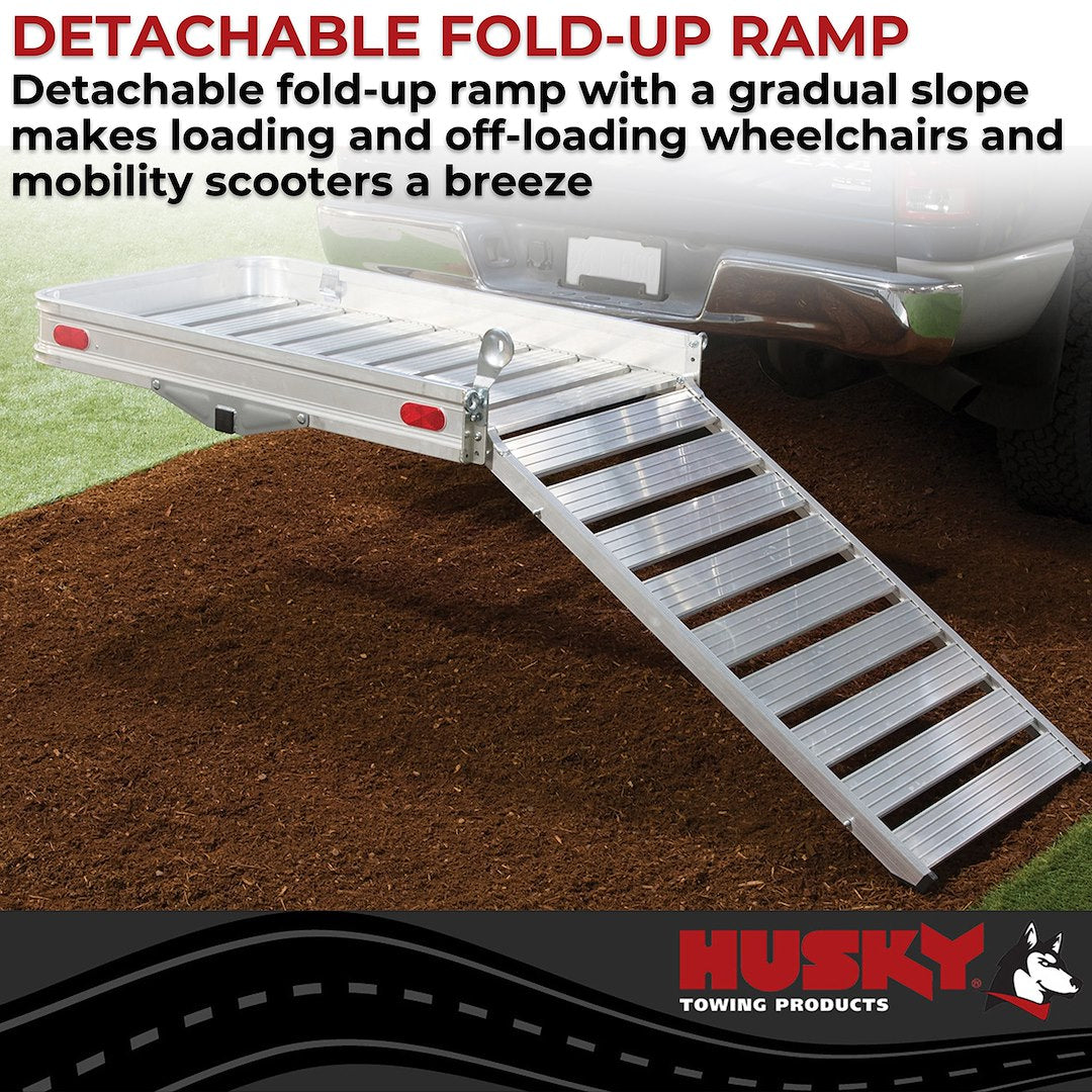 Husky Towing 88133 Trailer Hitch Cargo Carrier||hus_88133_Trailer Hitch Cargo Carrier With Ramp_B2c_4.Jpg||88||hus88133||2577610