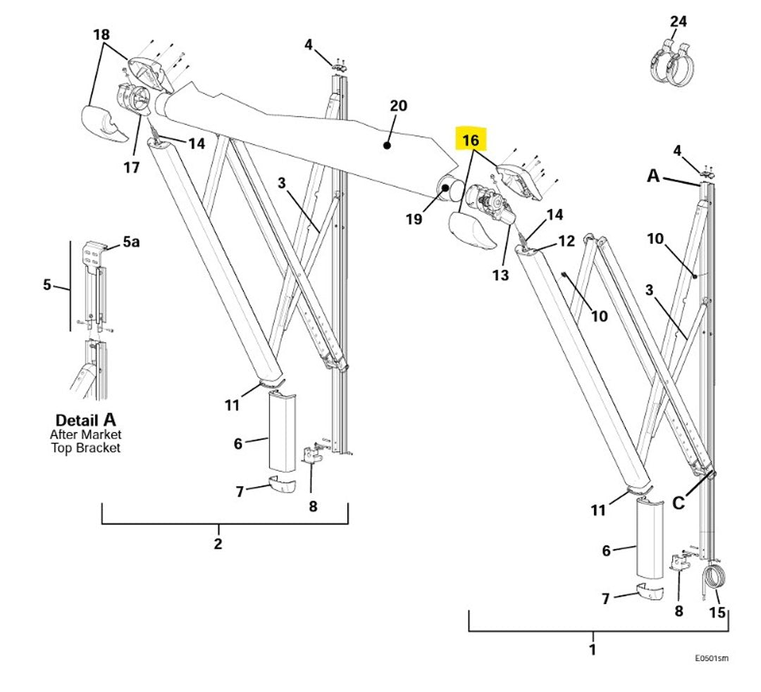Product of Carefree Rv R001324blk Awning Motor Cover