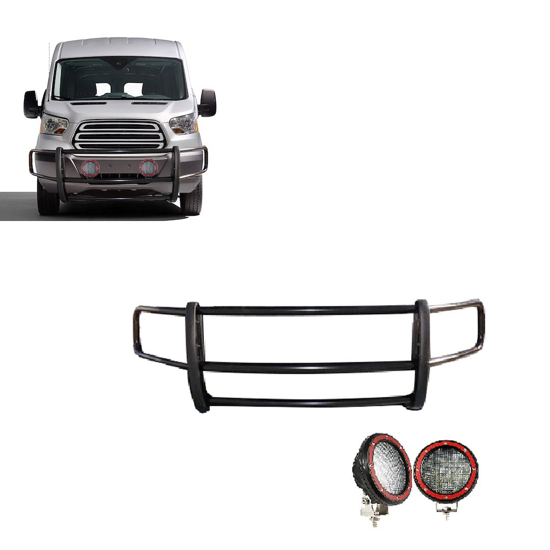 Product of Black Horse Offroad 17FT20MA-PLFR Grille Guard
