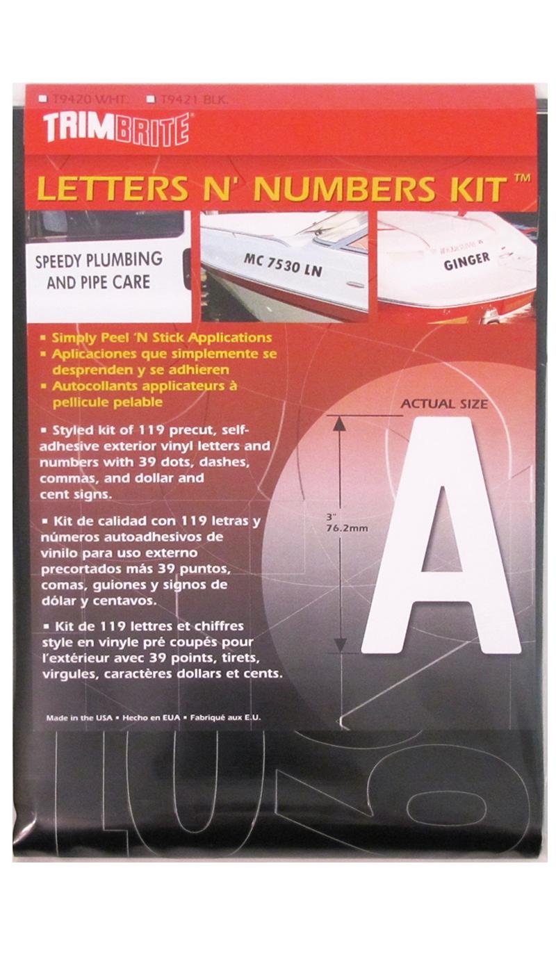 Trimbrite T9421 Boat Registration Numbers||t9421.Jpg||85||t18t9421||2261120