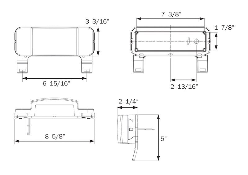 Product of Optronics Rvst61p Trailer Light