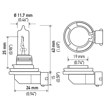 Hella H9 Headlight Bulb||h9.Pt01.Jpg||86||h57h9||2215981